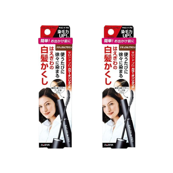 Wholesale Dariya Salon De Pro - Color On Retouch Gray Hair Comb EX - 15ml - Natural Brown 2ea Set | Carsha