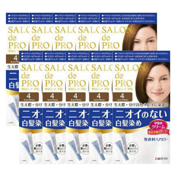 Wholesale Dariya - Salon De Pro - Hair Color Cream - 1box - 4 Light Brown -10PCS | Carsha