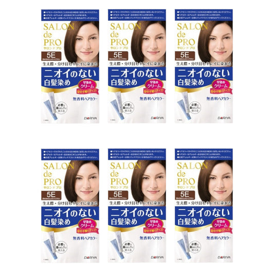 Wholesale Dariya Salon De Pro - Hair Color Cream - 1box - 5E Deep Elegant Brown 6ea Set | Carsha