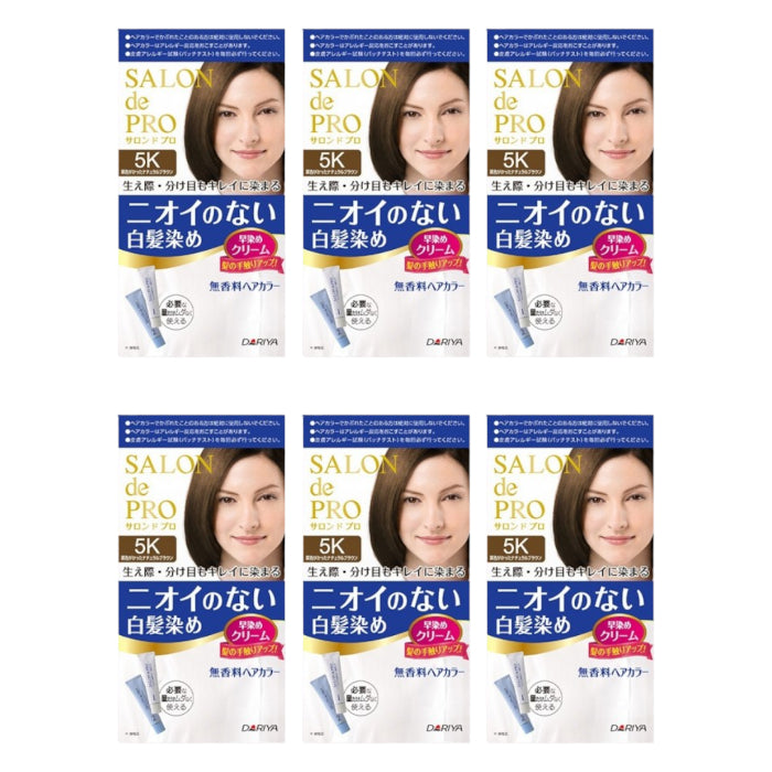 Wholesale Dariya Salon De Pro - Hair Color Cream - 1box - 5K Chestnut natural brown 6ea Set | Carsha