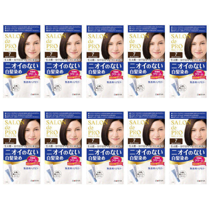 Wholesale Dariya Salon De Pro - Hair Color Cream - 1box - 7 Deep dark brown 10ea Set | Carsha