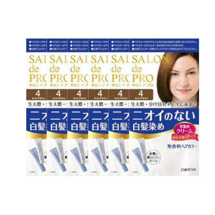 Wholesale Dariya - Salon De Pro - Hair Color Cream - 4 Light Brown 6PCS set | Carsha