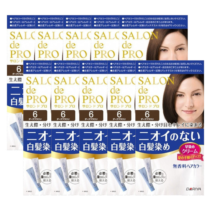 Wholesale Dariya - Salon De Pro - Hair Color Cream - 6 Dark brown 10PCS set | Carsha