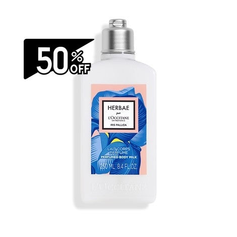 Loccitane Herbae Iris Body Milk 250ml | Carsha Black Friday 50% OFF