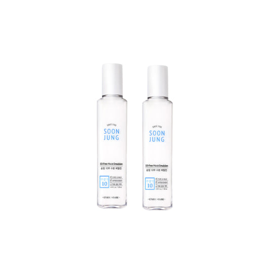 Wholesale Deal ETUDE - Soon Jung 10-Free Moist Emulsion - 130ml 2ea Set | Carsha