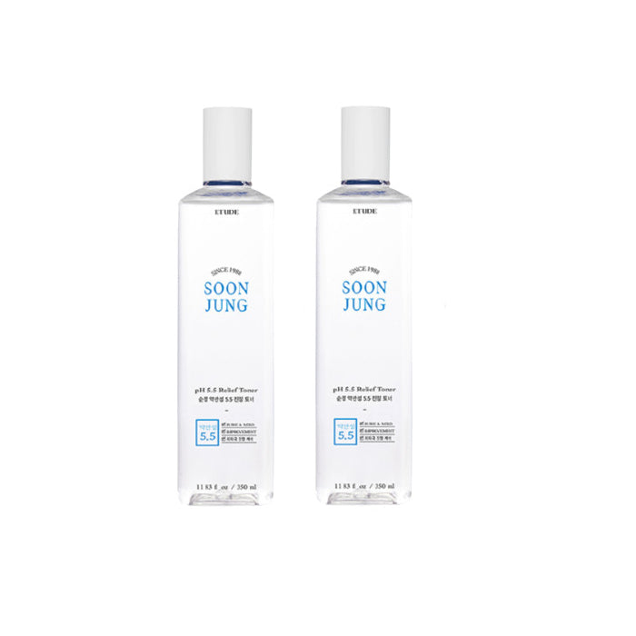 [Deal] ETUDE - Soon Jung PH 5.5 Relief Toner - 350ml (2ea) Set