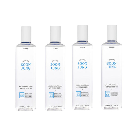 Wholesale Deal ETUDE - Soon Jung PH 5.5 Relief Toner - 350ml 4ea Set | Carsha