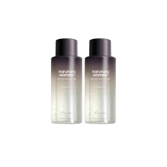 Wholesale Deal haruharu wonder - Black Rice Hyaluronic Toner - Fragrance Free - 150ml 2ea Set | Carsha