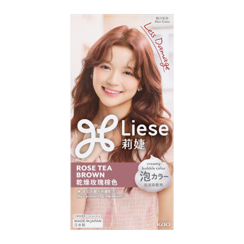 Wholesale Deal Kao - Liese Creamy Bubble Color - 1 Box - Rose Tea Brown | Carsha