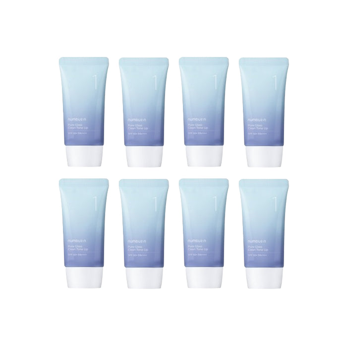 Wholesale DEAL numbuzin - No.1 Pure Glass Clean Tone Up SPF50+ PA++++ - 50ml 8ea Set | Carsha