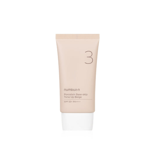 Wholesale Deal numbuzin - No.3 Porcelain Base-skip Tone Up Beige SPF50+ PA++++ - 50ml | Carsha