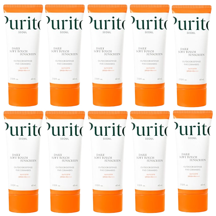 Wholesale DEAL Purito SEOUL - Daily Soft Touch Sunscreen SPF50+ PA++++ - 60ml 10ea Set | Carsha