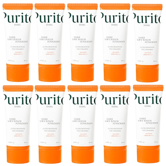 Wholesale DEAL Purito SEOUL - Daily Soft Touch Sunscreen SPF50+ PA++++ - 60ml 10ea Set | Carsha