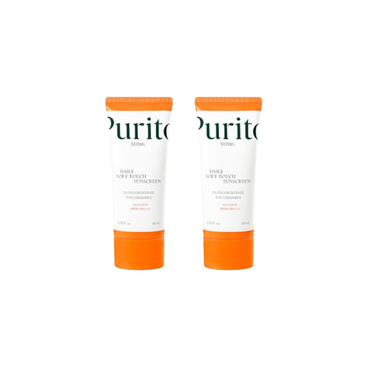 Wholesale DEAL Purito SEOUL - Daily Soft Touch Sunscreen SPF50+ PA++++ - 60ml 2ea Set | Carsha