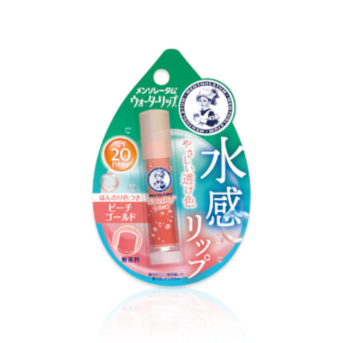 Wholesale Deal Rohto Mentholatum - Water Lip Balm SPF20 PA++ - 4.5g - Peach Gold | Carsha