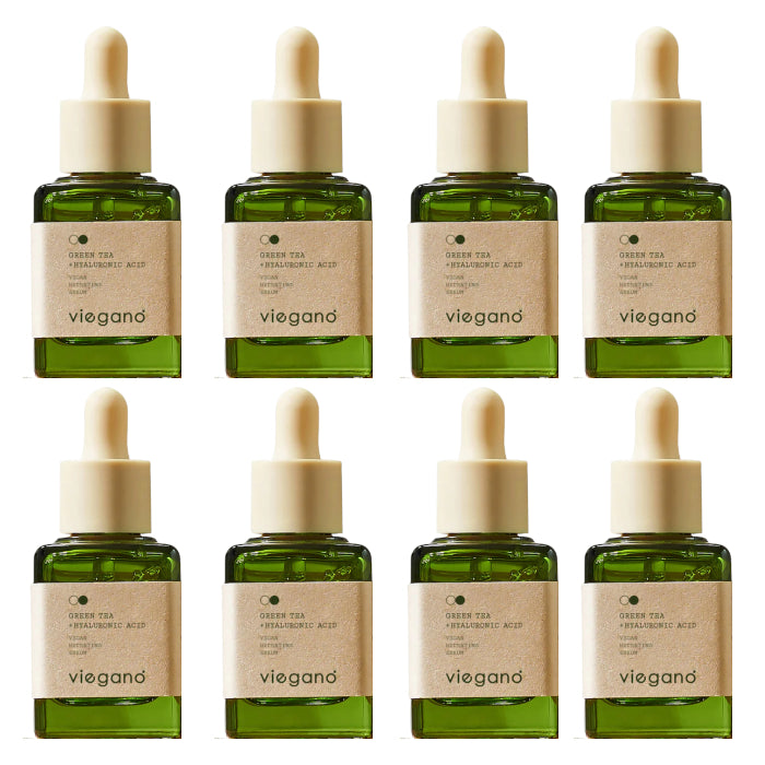 Wholesale DEAL Viegano - Green Tea + Hyaluronic Acid Vegan Hydrating Serum - 35ml 8ea Set | Carsha