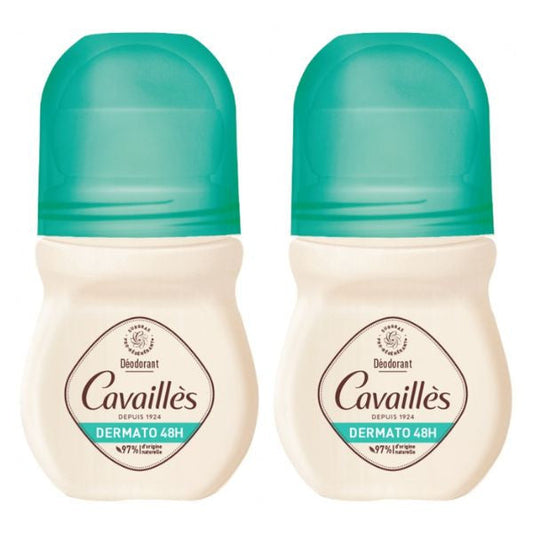Cavaillès - Dermato 48H - Deodorante Roll-On 2x50 ml Lotto × 2