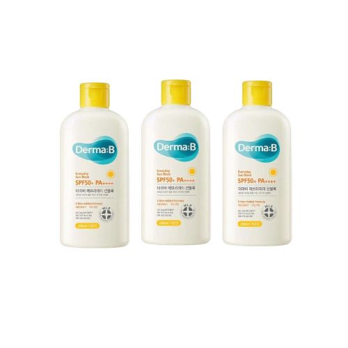 Wholesale Derma:B - Everyday Sun Block SPF50+ PA++++ - 200ml 3ea Set | Carsha