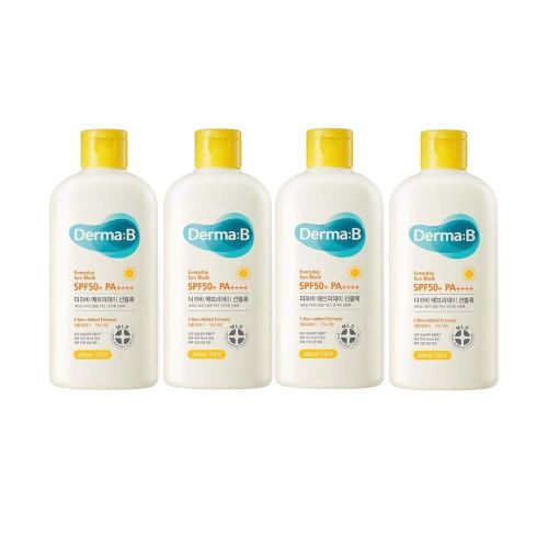 Wholesale Derma:B - Everyday Sun Block SPF50+ PA++++ - 200ml 4ea Set | Carsha
