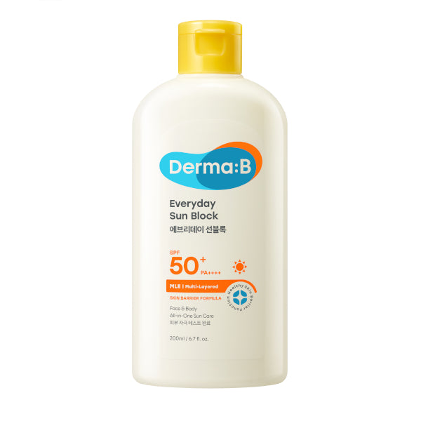 Wholesale Derma:B - Everyday Sun Block SPF50+ PA++++ - 200ml | Carsha