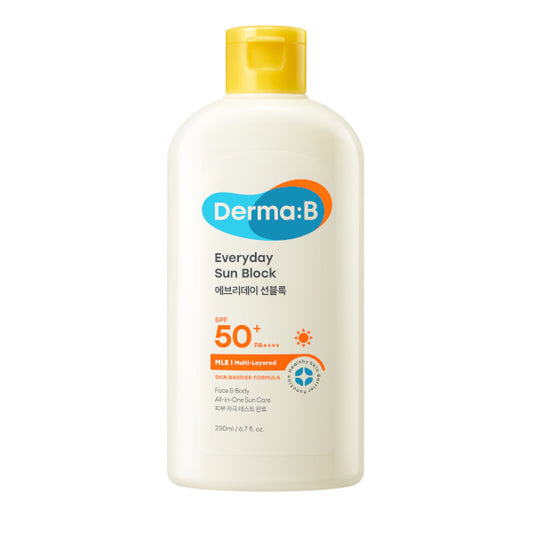 Wholesale Derma:B - Everyday Sun Block SPF50+ PA++++ - 200ml | Carsha