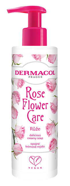 Dermacol Sapone per le mani cremoso inebriante Růže Flower Care (Delicious Creamy Soap) 250 ml