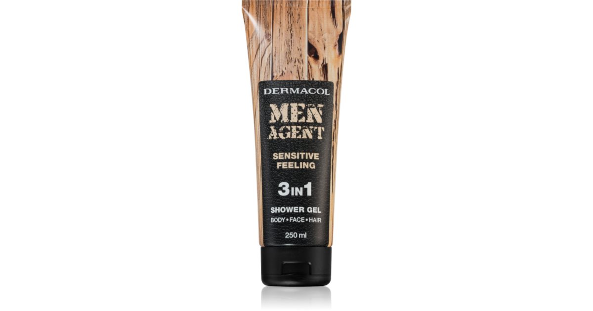 Dermacol Shower Gel for Men 3v1 Sensitiv e Feeling Men Agent (Shower Gel) 250 ml