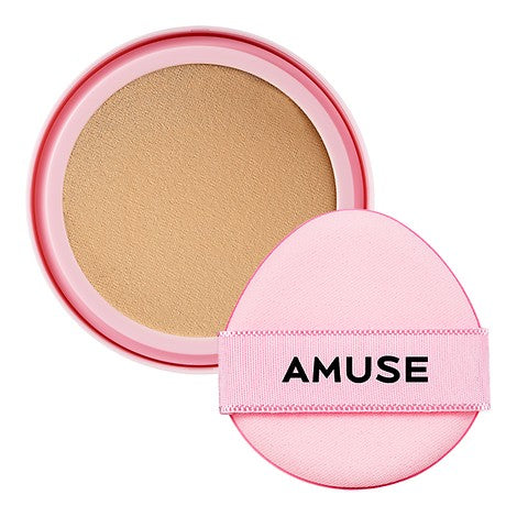 Amuse Dew Power Vegan Cushion Refill 03 Honey  | Carsha Black Friday 50% OFF