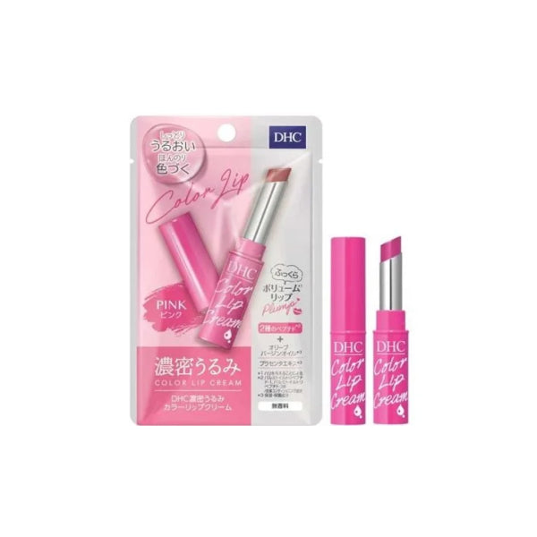 Wholesale DHC - Moisture Rich Color Lip Care Cream Balm - 1.5g - Pink | Carsha