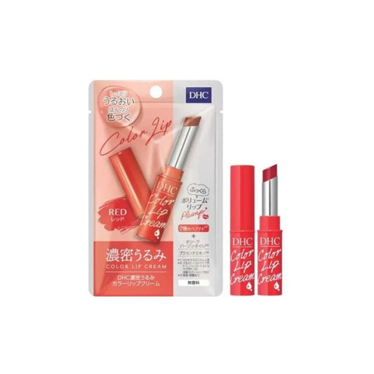 Wholesale DHC - Moisture Rich Color Lip Care Cream Balm - 1.5g - Red | Carsha
