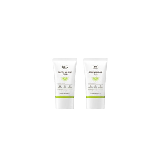 Wholesale Dr.G - Green Mild Up Sun+ SPF50+ PA++++ - 50ml 2ea Set | Carsha