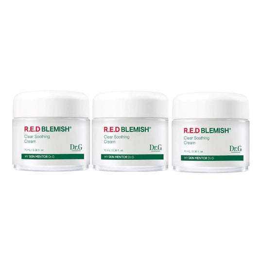 Wholesale Dr.G - R.E.D Blemish Clear Soothing Cream - 70ML - 70ml - White 3ea Set | Carsha
