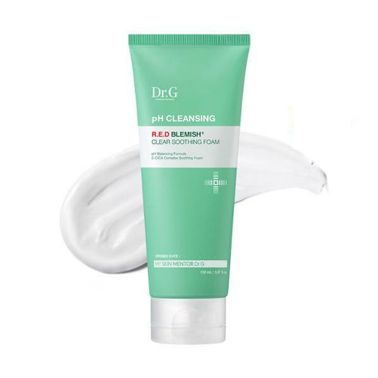 Wholesale Deal Dr.G - R.E.D Blemish Clear Soothing pH Cleansing Foam 150ml - 150ml - White | Carsha