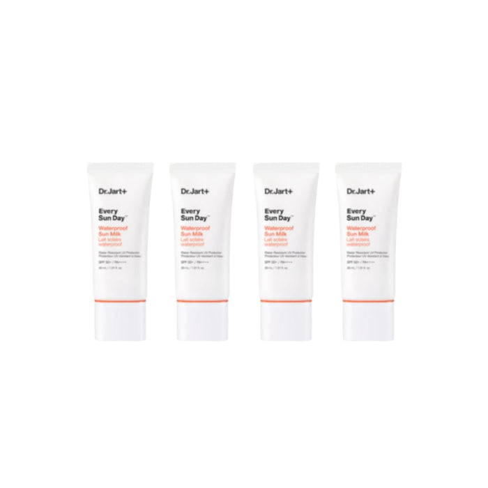 Wholesale Dr. Jart+ - Every Sun Day Waterproof Sun Milk SPF50+ PA++++ 30ml 4ea Set | Carsha