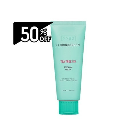 Bring Green Tea Tree Cica Soothing Cream Plus 100ml | Carsha Black Friday 50% OFF