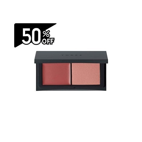 Three #04 / Three Make Blown Away Blush Duo | Carsha Black Friday 50% OFF