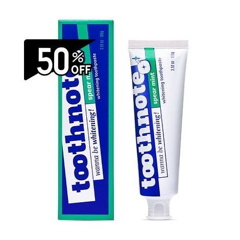 Toothnote Whitening Toothpaste Spearmint 100g | Carsha Black Friday 50% OFF