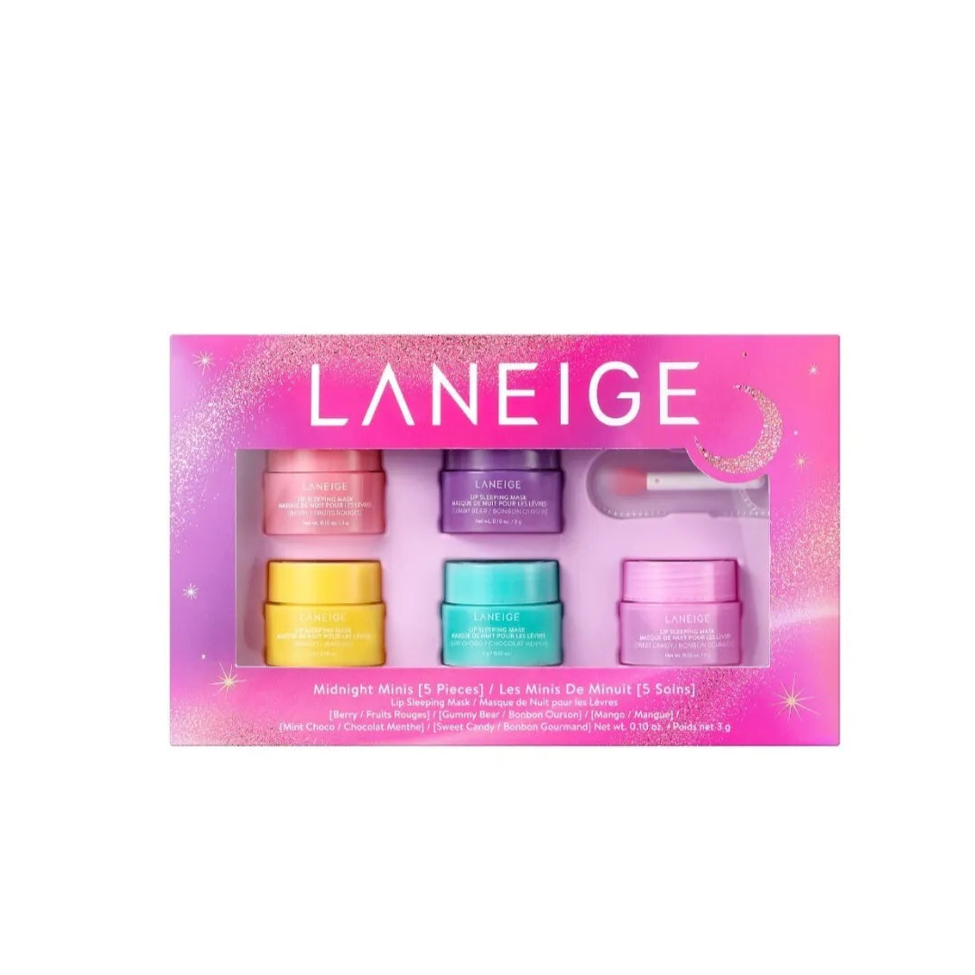 Laneige Lip Sleeping Mask Set Midnight Minis Limited Edition Holiday 5 Piece Kit | Carsha Wholesale