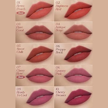 On Sale: I'm Meme Im_lip Silhouette Matte Velvet Tint_10 Cherry Dresser | Carsha Beauty