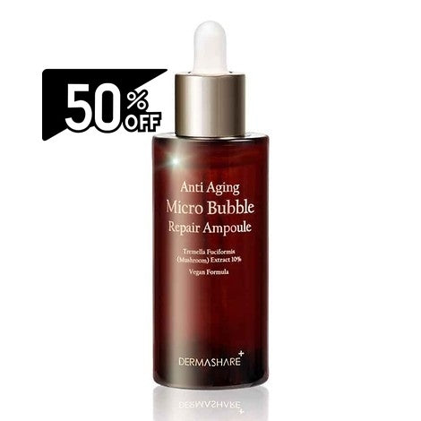 Dermashare Anti-aging Micro Bubble Repair Ampoule 50ml | Carsha Black Friday 50% OFF