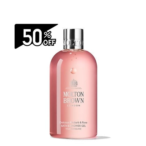 Molton Brown Delicious Rhubarb & Rose Shower Gel 300ml | Carsha Black Friday 50% OFF