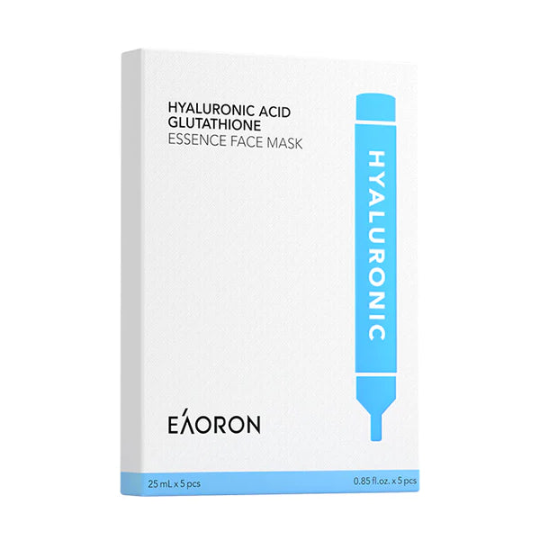 Wholesale EAORON - Hyaluronic Acid Glutathione Essence Face Mask - 5pcs New Version of Hyaluronic Acid Collagen Hydrating Face Mask | Carsha