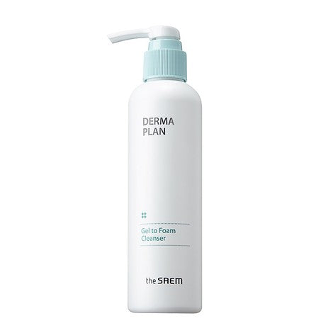 The Saem Derma Plan Gel To Foam Cleanser 180ml | Carsha Black Friday 50% OFF