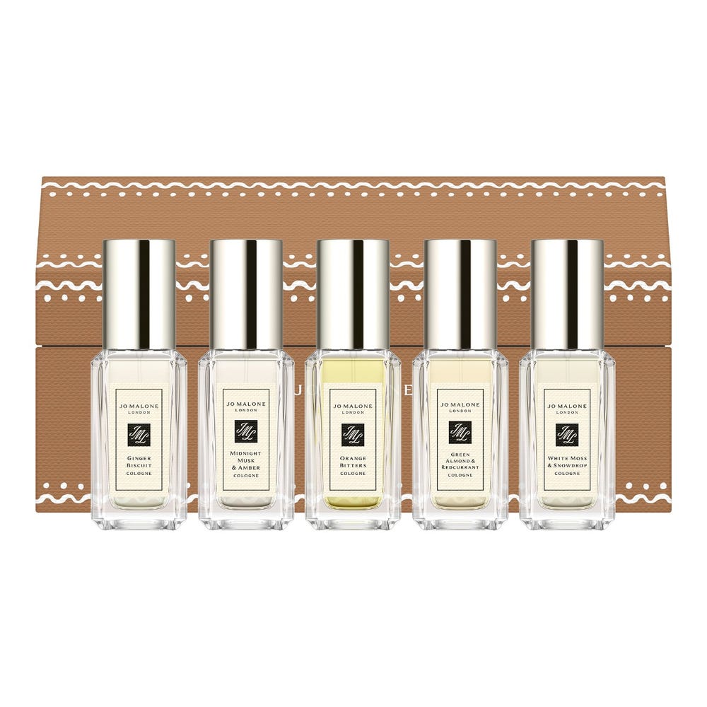 Jo Malone London - Ginger Biscuit, Midnight & Musk & Amber, Orange Bitters, Green Almond & Redcurrant, White Moss & Snowdrop - 9ml each | Discontinued Perfumes at Carsha 