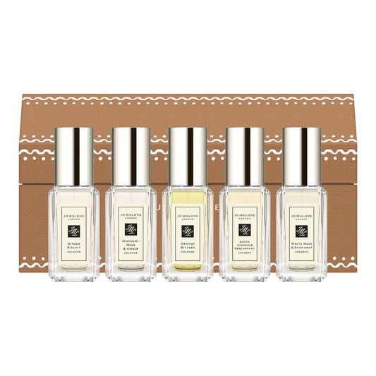 Jo Malone London - Ginger Biscuit, Midnight & Musk & Amber, Orange Bitters, Green Almond & Redcurrant, White Moss & Snowdrop - 9ml each | Discontinued Perfumes at Carsha 