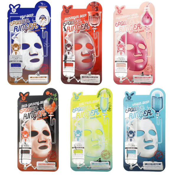 Wholesale Elizavecca - Deep Power Ringer Mask Pack Set Random Flavor - 4pcs - 4pcs | Carsha