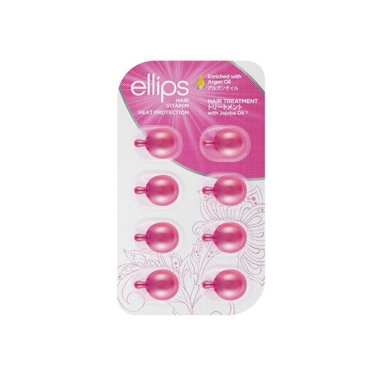 Wholesale ELLIPS - Hair Vitamin Heat Protection - 8pcs - Hair Treatment Pink | Carsha