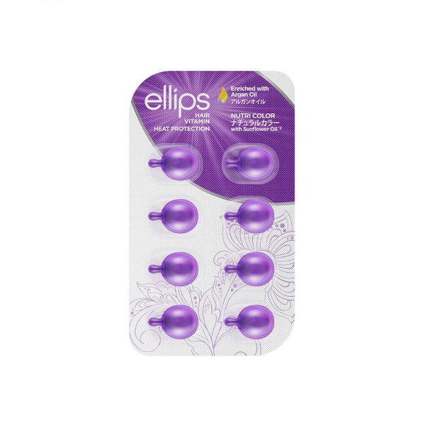 Wholesale ELLIPS - Hair Vitamin Heat Protection - 8pcs - Nutri Color Purple | Carsha