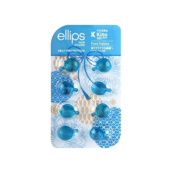 Wholesale ELLIPS - Hair Vitamin Heat Protection - 8pcs - Pure Natura Blue | Carsha