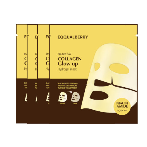 Wholesale EQQUALBERRY - Collagen Glow Up Hydrogel Mask - 4ea | Carsha